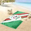 Algeria National Football Team Print Beach Towel, Large Soft Quick Dry Towel for Beach Camping Swimming