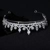 Hair Jewelry Wedding Hair Jewelry Zircon Princess Tiara Diadem Rhinestone Headband  For Birthday