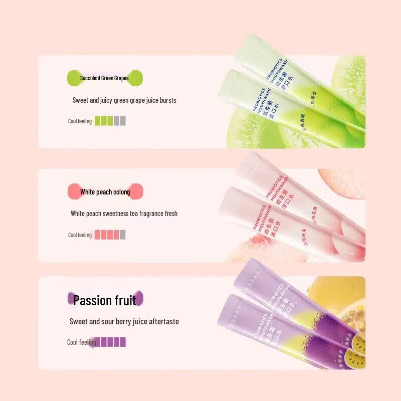 BOP Probiotic Travel Mouthwash (11ml x 30 sticks)