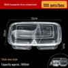 Disposable Multi-Compartment Takeout Lunch Boxes