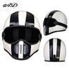 Fiberglass small helmet body retro helmet for motorcycle cruising, unisex full-face motorcycle helmet for riding