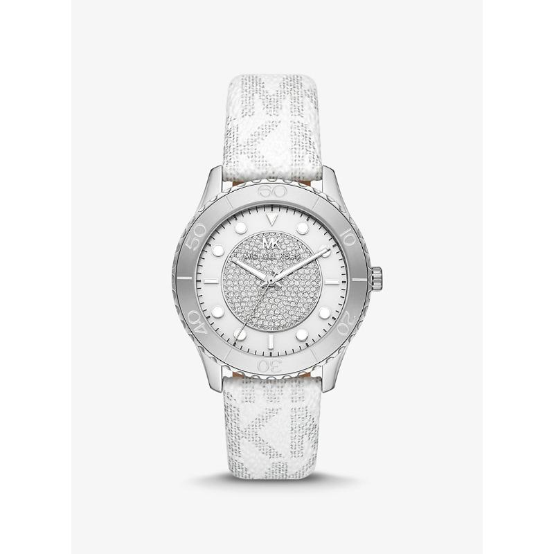 

Мужские часы Michael Kors Oversized Runway Dive с паве, серебристого тона и логотипом MK6998 серебряный