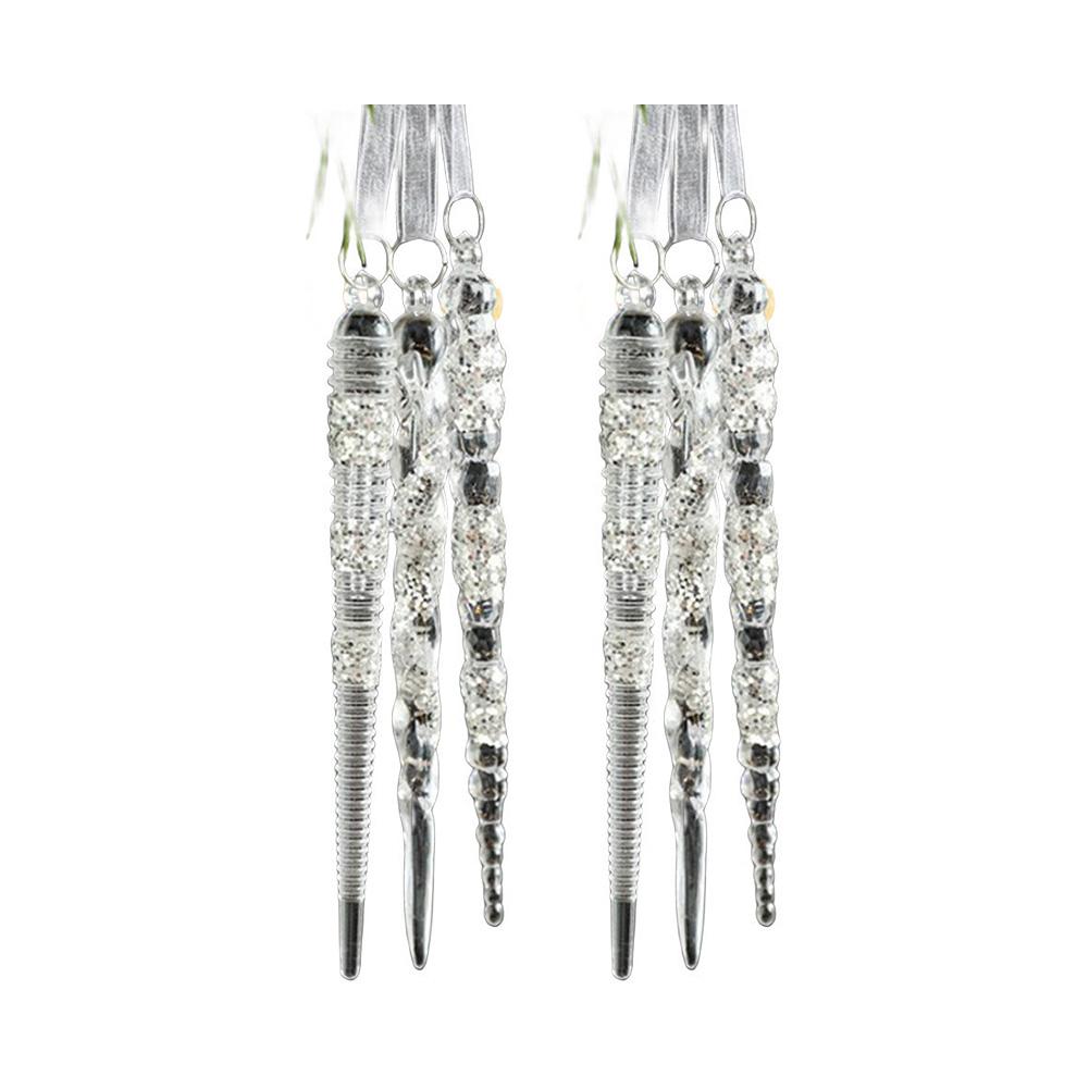 Festive Cheer Christmas Acrylic Ornaments Elegant Christmas Ornaments Easy To Hang Lightweight Structure Luxurious Touch