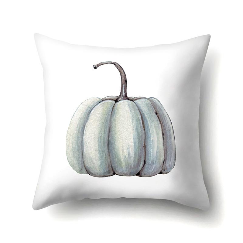 Thanksgiving Pillowcase Blessing Maple Leaf Pumpkin Sofa Cushion Cover Office Home Living Room Pillowcase