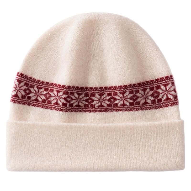 High version versatile outdoor cold hat autumn and winter new warm wool hat windproof warm face small knitted hat