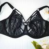 Large Breasts Show Small Lace Gathered Large Size Underwear Set Thin Full Cup Fat Girl Bra