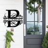 Multipurpose Letters Sign  Wrought Iron Decor Ornament Crafts Supplies for Indoor Outdoor Garden Yard Decoration Gift
