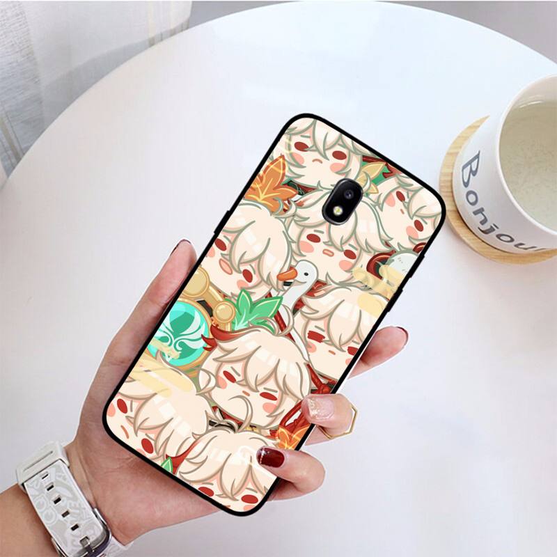 Genshin Impact Anime Cute Phone Case For Samsung Galaxy J7 PRIME J2Pro2018 J4 Plus J5 PRIME J6 J7 Duo Neo J737 J8