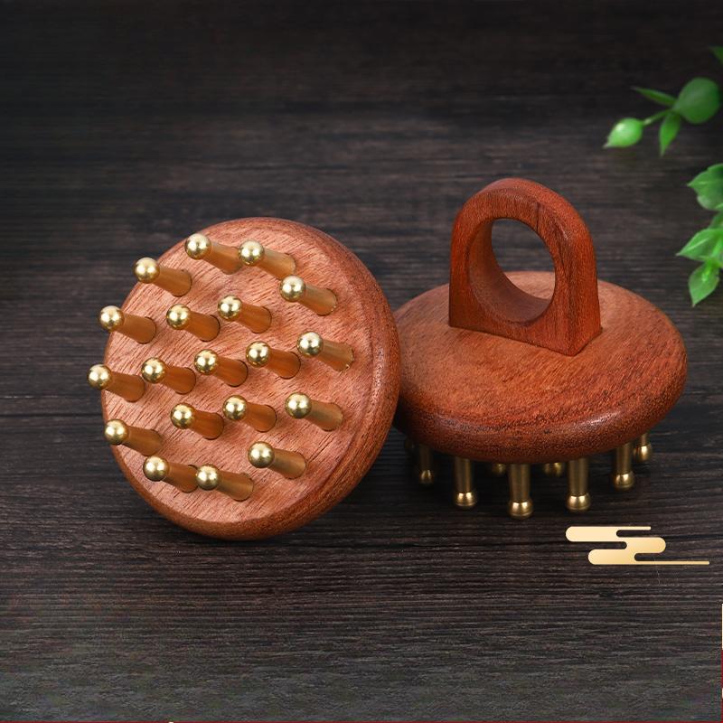 

Meridian Massage Comb head Gua Sha massage tool Wood Therapy Massage Combs Blood Circulation Scraping massager Anti-static 1PCS