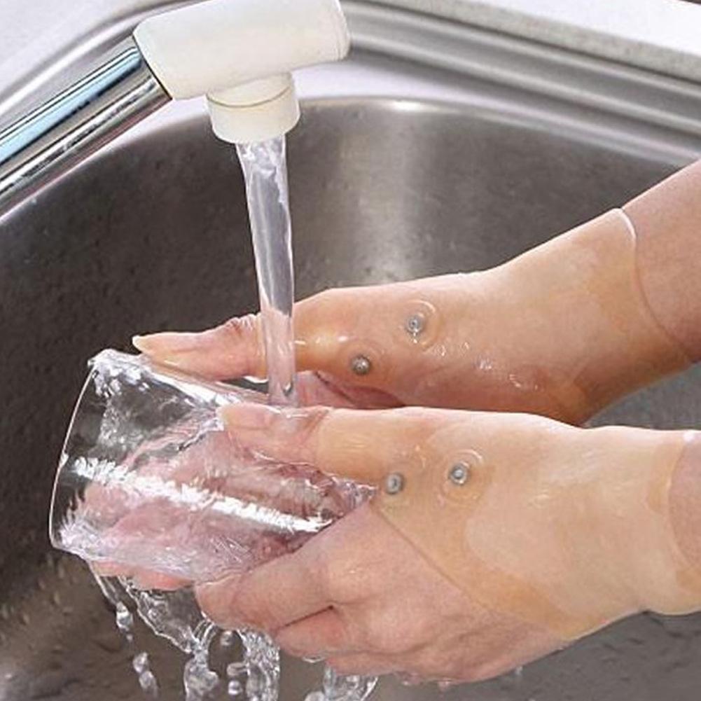 2 Stück Silikon Schutz Daumen Handgelenkbandage Schmerzlinderung für Hand Arthritis Karpaltunnelsyndrom