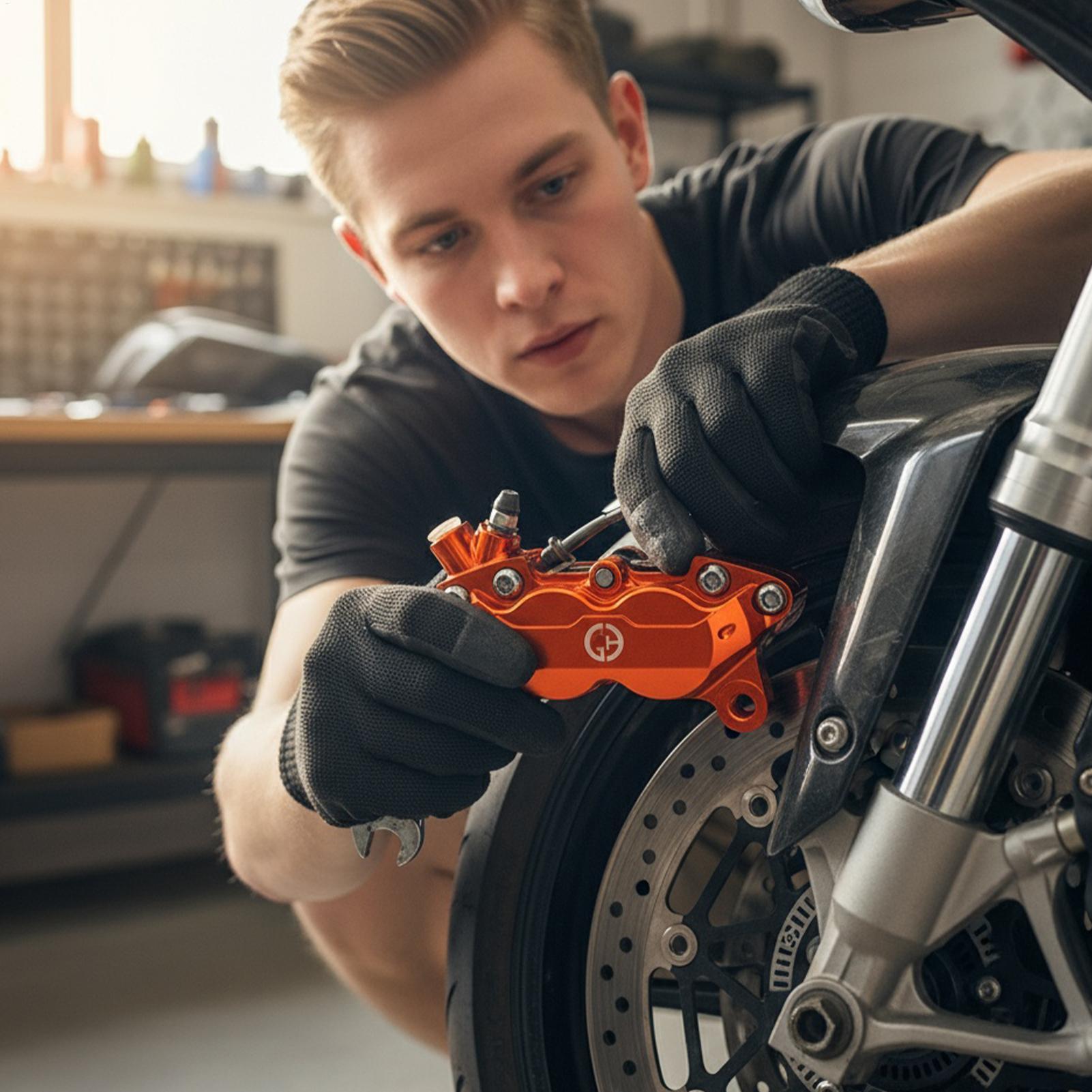 Тормозной узел мотоцикла Алюминиевый сплав Легкая замена Задний тормозной суппорт мотоцикла Для квадроцикла Электросамоката Мотокросса China Mainland