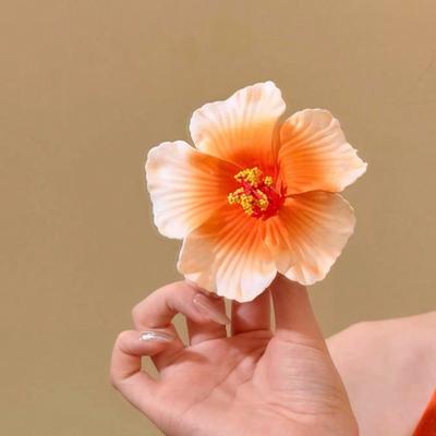 Blumen-Haarspangen für Damen, Hergestellt aus hochwertigen Materialien mit floralem Dekor, Ausgestattet mit Krokodilklemmen, Süß Einzigartig Mode Elegant Zart