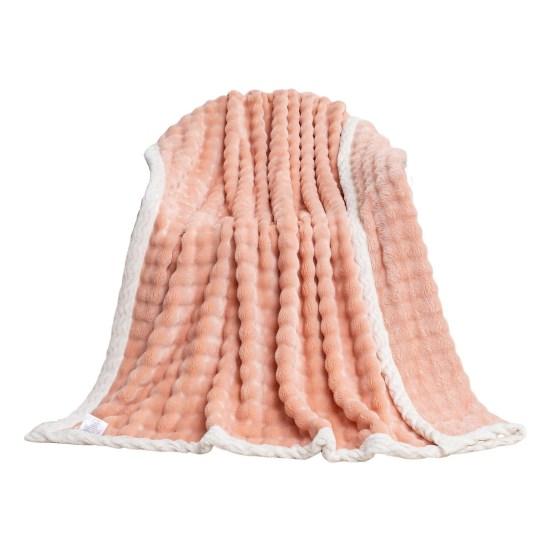 Letná prikrývka Pohovka Fleecová prikrývka Jednofarebný dizajn Priateľský k pokožke Priedušný Odolné šitie Umývateľná posteľná prikrývka