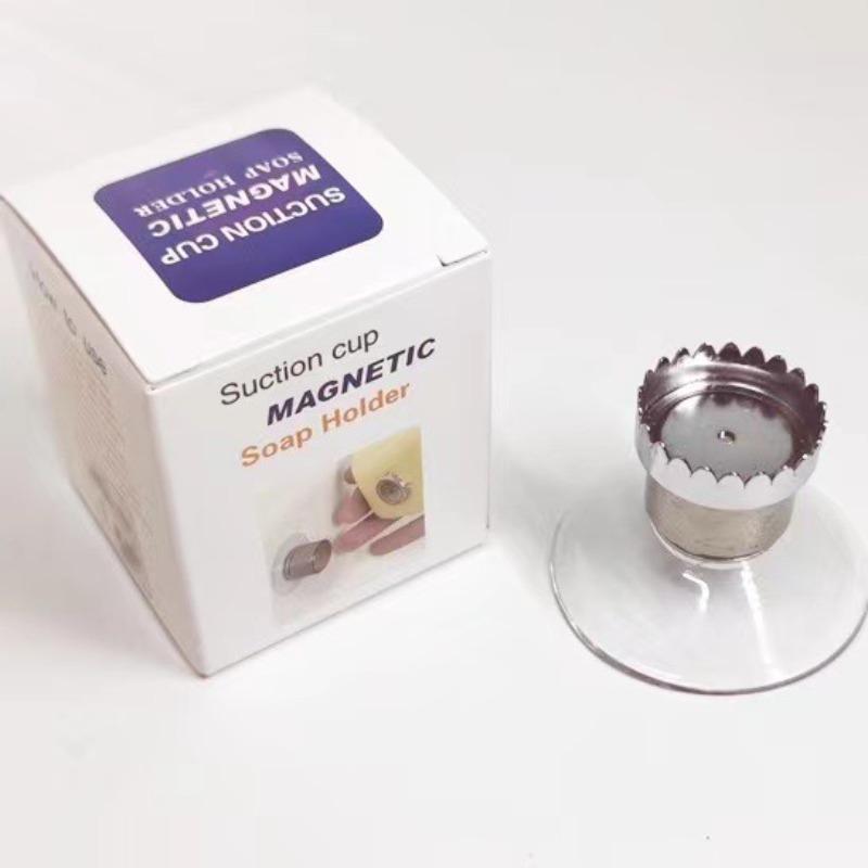 Non-drilled Hole Bathroom Magnetic Soap Holder - Bathroom Strong Magnet Wall-mounted Soap and Soap Storage Drip Tray