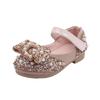 Kinder Lederschuhe Strass Perle Luxus Mädchen Prinzessin Schuhe Mode Flach Kinder Causal Mary Jane Schuhe für Ballett