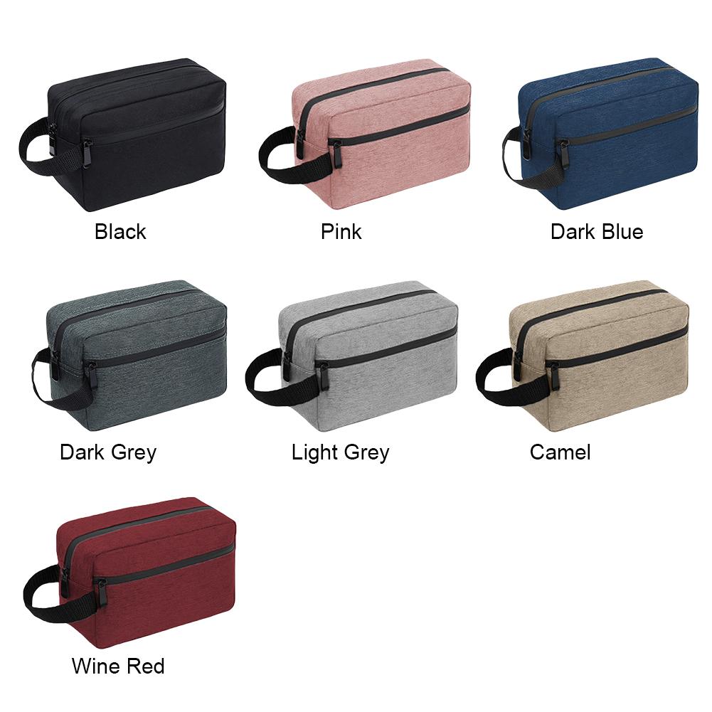 Waterproof Travel Wash Kit Cosmetics Bag Unisex Hanging Toiletry Pouch Handle Makeup Bag for Cosmetics Toiletries Brushes Tools