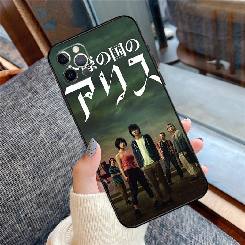 

Hot Alice In Borderland Phone Case For iPhone 16 15 13 12 11 14 Pro Max 12 13 mini XR 15 16 Plus 16e Cover Shell iPhone 14 Plus