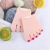 Breathable Invisible Women Non-slip Summer Cotton Half Palm Socks Sock Slippers Open Toe Socks