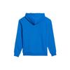 Adidas Originals Clover FW22 Solid Color Logo Print Drawstring Long Sleeve Sweatshirt Men Tops Blue HK9866