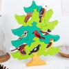 building Tree Puzzle Jigsaw Sorting and Stacking Game Preschool Teaching Cognitive Montessori