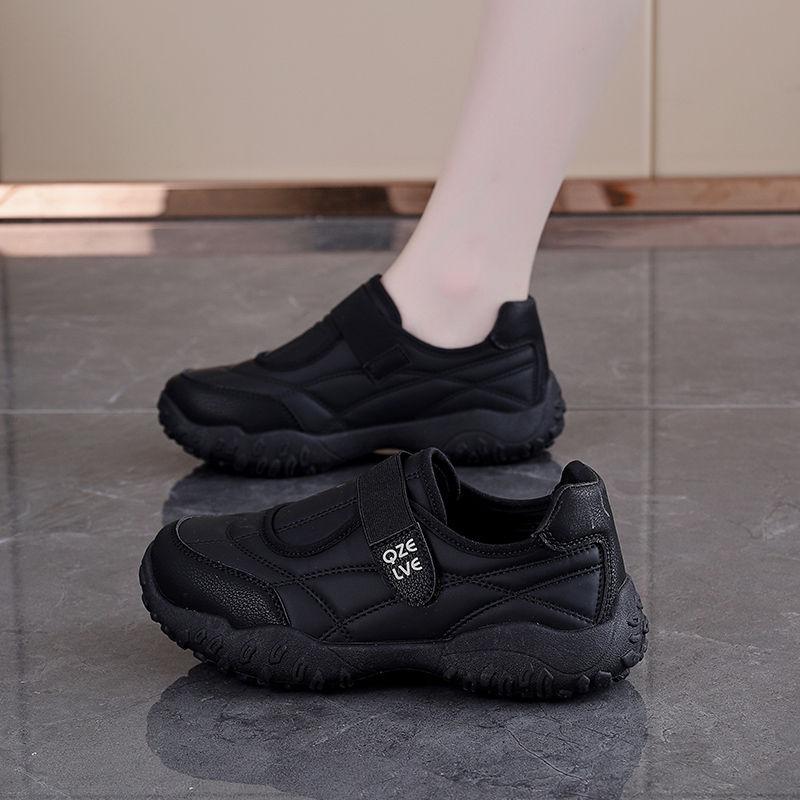 Retro German training shoes women's spring and autumn new lightweight Velcro single shoes sports and leisure shoes women