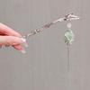 Jade Pendant Hairpin - Modern Chinese Style with Tassel, Elegant Updo Accessory, Perfect for Hanfu