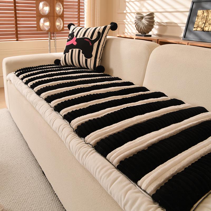 Steamed Bread Sofa Cushion Thickened Autumn And Winter  New Winter Non-Slip Solid Wood Seat Cushion, Leather Sofa Cushion For
