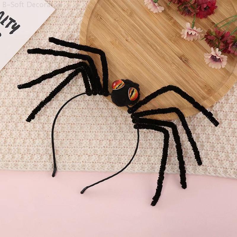 Halloween Headband Halloween Spider Headband Festival Party Hair Hoop Photography Props Hair Accessories Halloween Decor