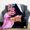 "Vivid Hair Color Collection: Brighten Up Your Look!"Blanket Lightweight Flannel Throw Blanket for Sofa, Bed, Travel, Camping, Livingroom, O