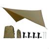 Camping Tarp Canopy Easily Set Up with Storage Bag Rain Awning Tent for Backpacking