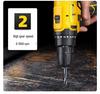 Deli Rechargeable Electric Drill & Screwdriver with Lithium Battery - Impact Power Tool for Household Use