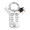 Stainless Steel Keychain for 2025 Graduation - University & High School Senior Gift in European and American Style