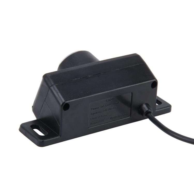 7 LED IR Infrared Waterproof Night Vision Rear View Camera for Car GPS, Wide Viewing Angle: 170 Degree (DM320P)(Black)