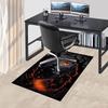 1pc Halloween Spooky Carpet Anti Slip Polyester Floor Mat for office.Bedroom