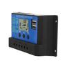 Solar Charge Controller 30A Solar Panel Regulator Dual USB Output for 12V/24V Solar Panels