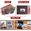 Handcrafted Scrapbook Adventure Book - DIY Lanyard Photo Album Adventure Book Album Paste-Style Creative Vintage Photo Album