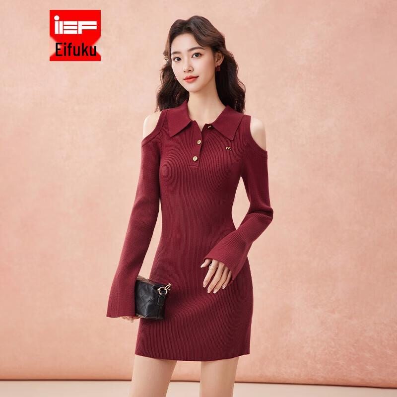 

IEF French Style Slim Fit Autumn Dress One Size