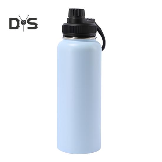 Stainless Steel Vacuum Cup 40oz Insulated Water Bottle Leak Proof Wide Mouth Thermal Flask Keep Cold Hot Beverage Tea Coffee Cup for Outdoor Sports