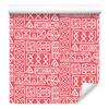 Polynesian Geometric Coral Pattern Wallpaper 50x1000