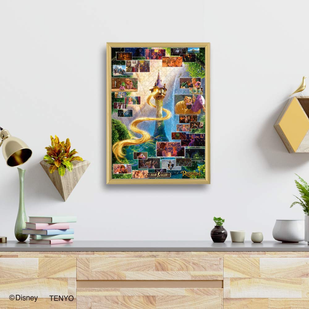 Tenyo (Tenyo) [Made in Japan] 500-Piece Jigsaw Puzzle Disney Rapunzel Scene Collection (35x49cm) D-500-661, Includes Glue, Spatula, and Service Card