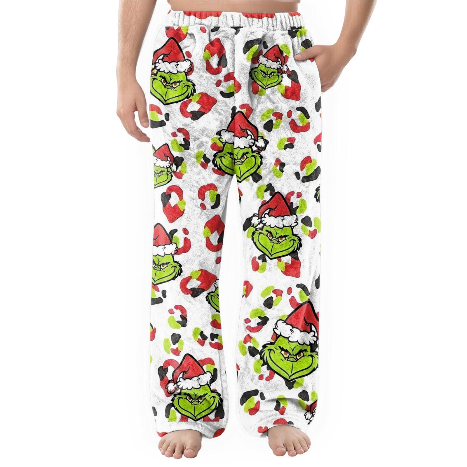 

Мужские фланелевые повседневные брюки с карманом, Повседневные брюки с принтованным карманом, Домашние брюки для сна XL жёлтый