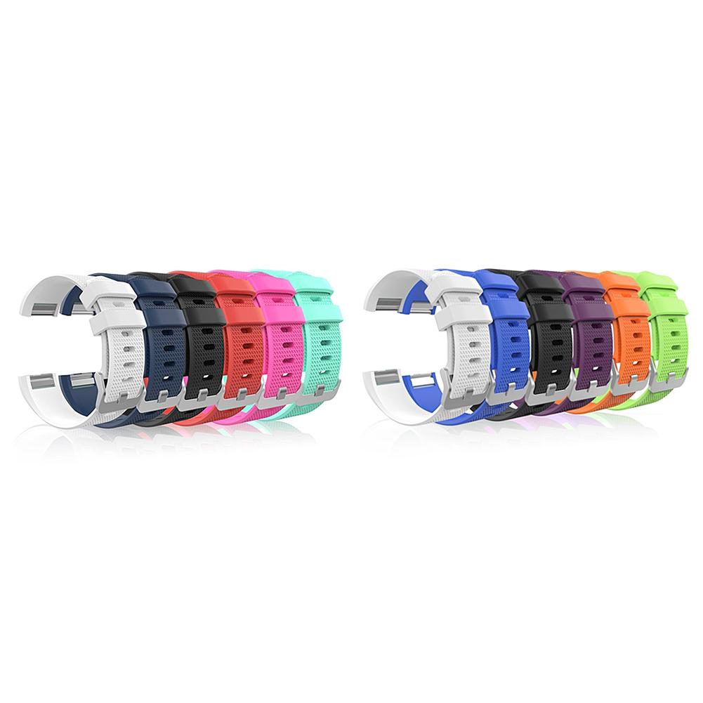 Brățară de silicon colorată de schimb pentru Fitbit Charge 2