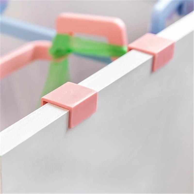 Portable Plastic Kitchen Garbage Bag Holder and Storage Rack
