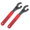 2Pcs Mountain Bike Fixed Gear Bottom Bracket Tool Flywheel Locking Ring Character Wrench