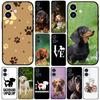 Dachshund Dog Casing Phone Cover for Motorola Moto Edge 50 One 30 Fusion 40 neo Ultra Pro 20 Lite G85 G84 E15 E14 Case