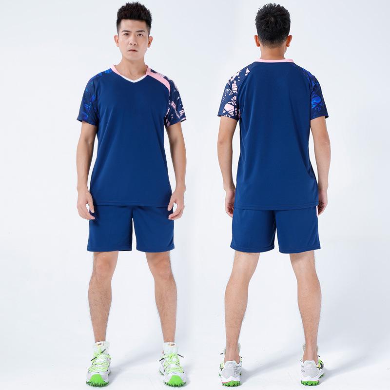 Breathable Team Volleyball & Badminton Competition Uniform Set with Custom Printing