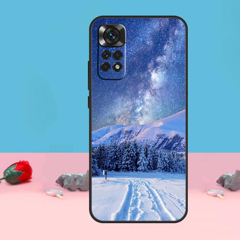 Landscape Winter Light Snow Cover For Xiaomi Redmi Note 14 13 12 9 10 11 Pro 10S 11S 12S Case For Redmi 14C 10C 12C 13C