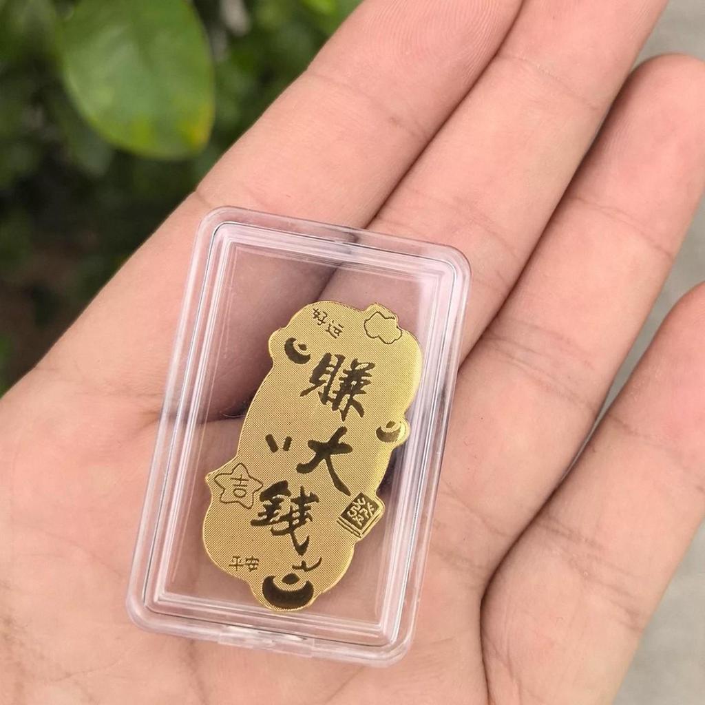 999 Pure Gold Phone Sticker for Health, Peace, and Joy - Popular Small Gift
