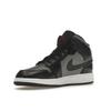 Air Jordan 1 Mid GS Shadow Barnskor Grå Svart Partikelgrå 554725-096