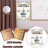 Elegant 20-talskalender 2025 Pappersdesign För Modern Hem- Och Kontorsinredning